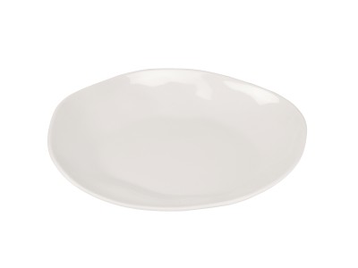 Marin 10 1/2" Ivory Melamine Plate